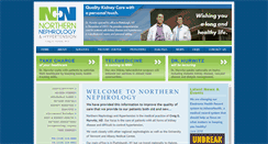 Desktop Screenshot of northernnephrology.com