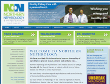 Tablet Screenshot of northernnephrology.com